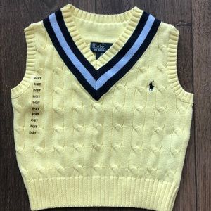 Polo by Ralph Lauren New sweater vest 2T